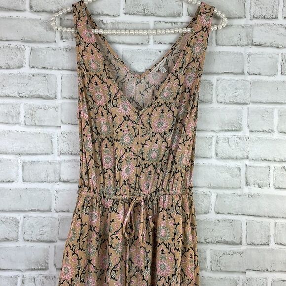 Lucky Brand Size XS Maxi Dress Boho Floral Print - Picture 4 of 11